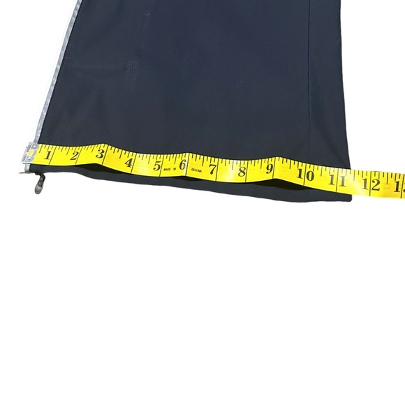 Reebok XL Nylon Track Pants Zip Cuff Black White Athletic - Picture 5 of 13